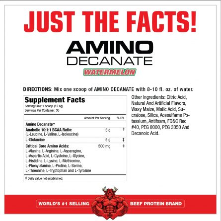 AminoDecanate Watermelon SUPPLEMENT FACTS 1500x