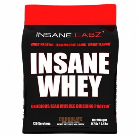Insane Whey 120 Serving Chocolate Front