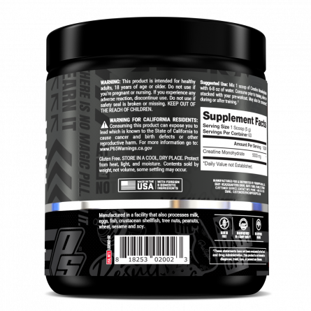 creatine monohydrate side2