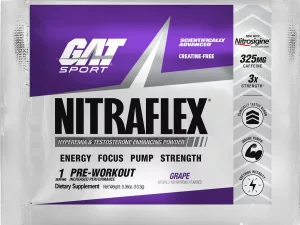 Sobres Nitraflex - Pre-Entreno GAT Sport