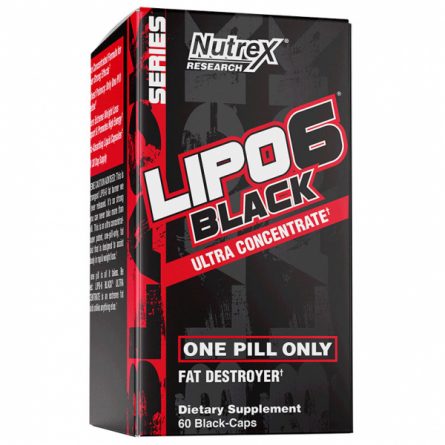 Lipo 6 Black U/C - Quemador de Grasa NutreX