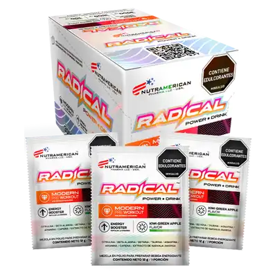 Upn Radical Power Drink - Pre-Entreno Nutramerican Pharma