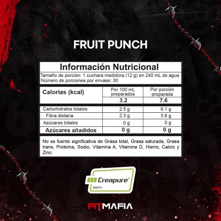 tabla legend fruit punch